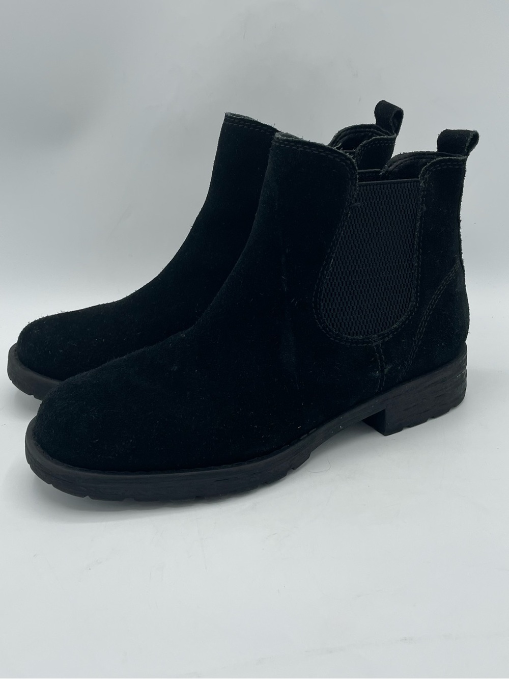 Bjorndal Brenna Black Suede Chelsea Ankle Boots.